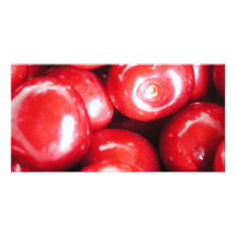 cerises cartes avec photo