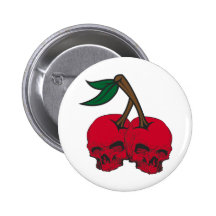 Cerises de crâne pin's