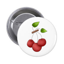 Cerises de pays · Cerises Pin's Avec Agrafe