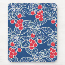 Cerises de terril Mousepad Tapis De Souris