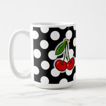 Cerises ; Grand point de polka Mug