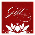 Certificat-prime chic de Lotus Invitation