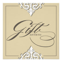 Certificat-prime chic invitation personnalisable