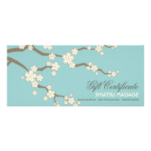 Certificat-prime crème de fleurs de cerisier de Sa Double Cartes Customisées