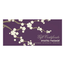 Certificat-prime crème de fleurs de cerisier de Sa Double Cartes Customisées