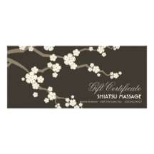 Certificat-prime crème de fleurs de cerisier de Sa Double Carte Personnalisée