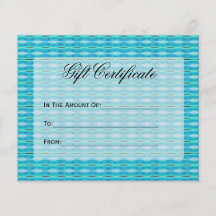 Certificat-prime de turquoise tract