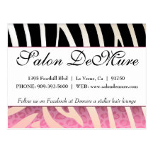 Certificats à la mode de vente de salon de zèbre e carte postale