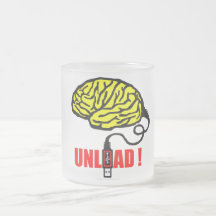 Cerveau à décharger tasse à café