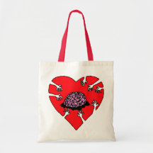 Cerveaux (de coeur) ! Sac fourre-tout