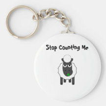 Cessez de me compter porte-clé