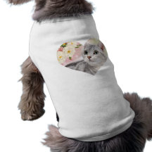 Cessez de sentir les roses tee-shirt pour chien