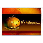 C'est carte de Halloween