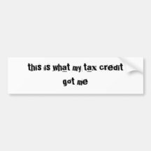 c'est ce qui mon creditgot d'impôts je autocollant pour voiture