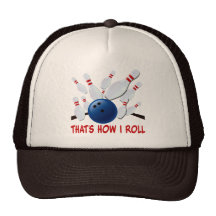 C'EST COMMENT JE ROULE - GRÈVE DE BOWLING CASQUETTE DE CAMIONNEUR