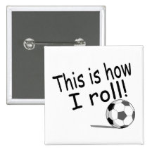 C'est comment je roule le football pin's