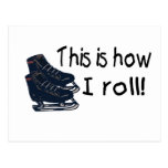 C'est comment je roule (les patins de glace) cartes postales