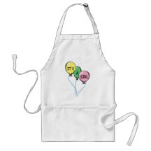 C'est des ballons d'une fille tablier