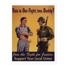 C'est notre combat, aussi ! Carte postale