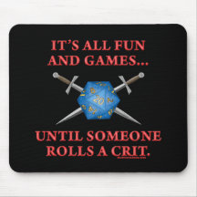 C'est tous les amusement et jeux jusqu'à quelqu'un tapis de souris