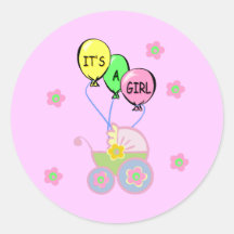 C'est un autocollant de faveur de bébé