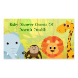 C'est un baby shower de jungle cartes de visite professionnelles