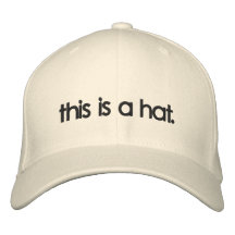 c'est un chapeau casquette de baseball