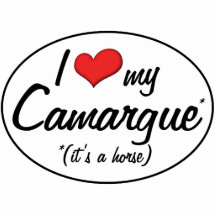 C'est un cheval ! J'aime mon Camargue Photo En Découpe