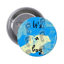 C'est un garçon badges avec agrafe