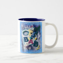 C'est un garçon, il est un garçon ! tasses à café