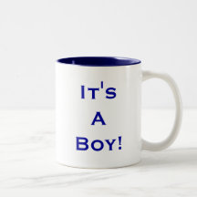 C'est un garçon ! mugs à café