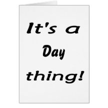 C'est une chose de jour ! carte