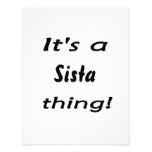 C'est une chose de sista ! carton d'invitation