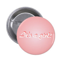 C'est une fille ! Bouton Badge