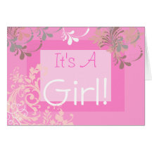 C'est une fille ! carte