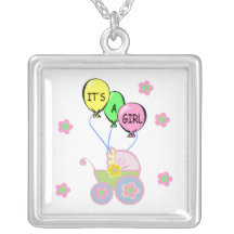 C'est une fille ! pendentif