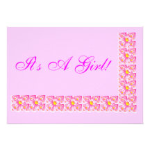 C'est une fille ! faire-parts