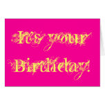 C'est votre anniversaire !  Carte de voeux