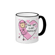 Cette fille peut danser le T-shirts et les cadeaux Mug À Café