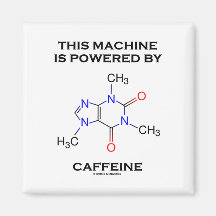 Cette machine est actionnée par la caféine (la mol aimants pour réfrigérateur