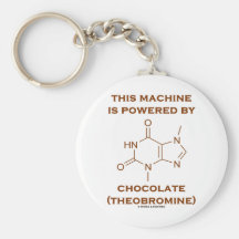 Cette machine est actionnée par le chocolat (la th porte-clefs