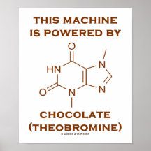 Cette machine est actionnée par le chocolat (la th posters