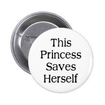 Cette princesse Saves Badges Avec Agrafe