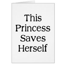 Cette princesse Saves Carte De Vœux