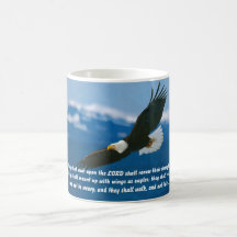 Ceux qui attendent sur le seigneur mugs à café