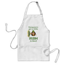 Chacun a obtenu irlandais tabliers
