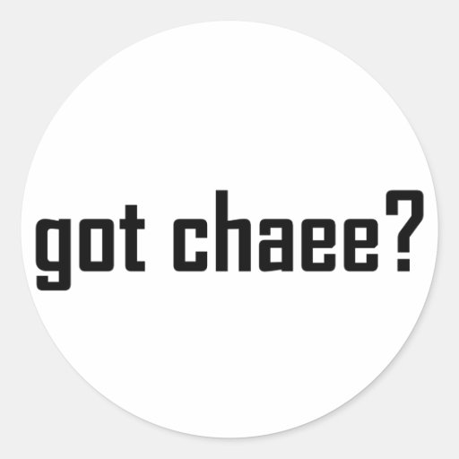 chaee obtenu ? autocollants ronds