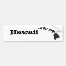 Chaîne d'île hawaïenne, Hawaï Autocollant Pour Voiture