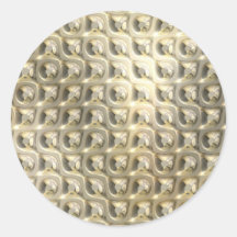 Chainmail - or et argent autocollants