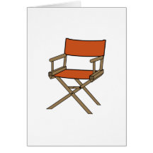 Chair de directeur carte de vœux